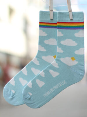 SALE Wolken Matz Socke -Mängelexemplar-