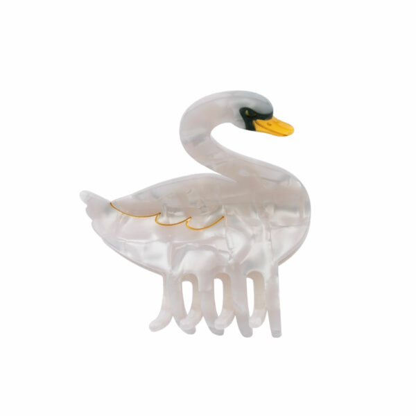 Swan Hairclaw Coucou Suzette weißer Schwan
